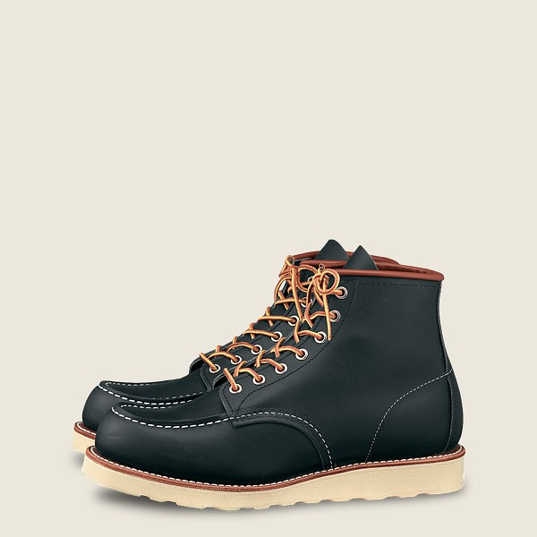 Heritage Støvler Herre - Red Wing Classic Moc - 6-Inch Portage Læder - Mørkeblå - NRCLWF-906